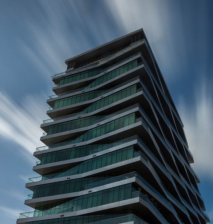 Modern Tower Stacked Building