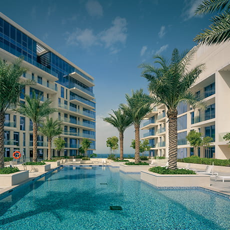 Residence with swimming pool in Abu Dhabi