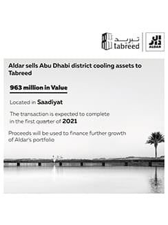 Aldar's agreement with Tabreed