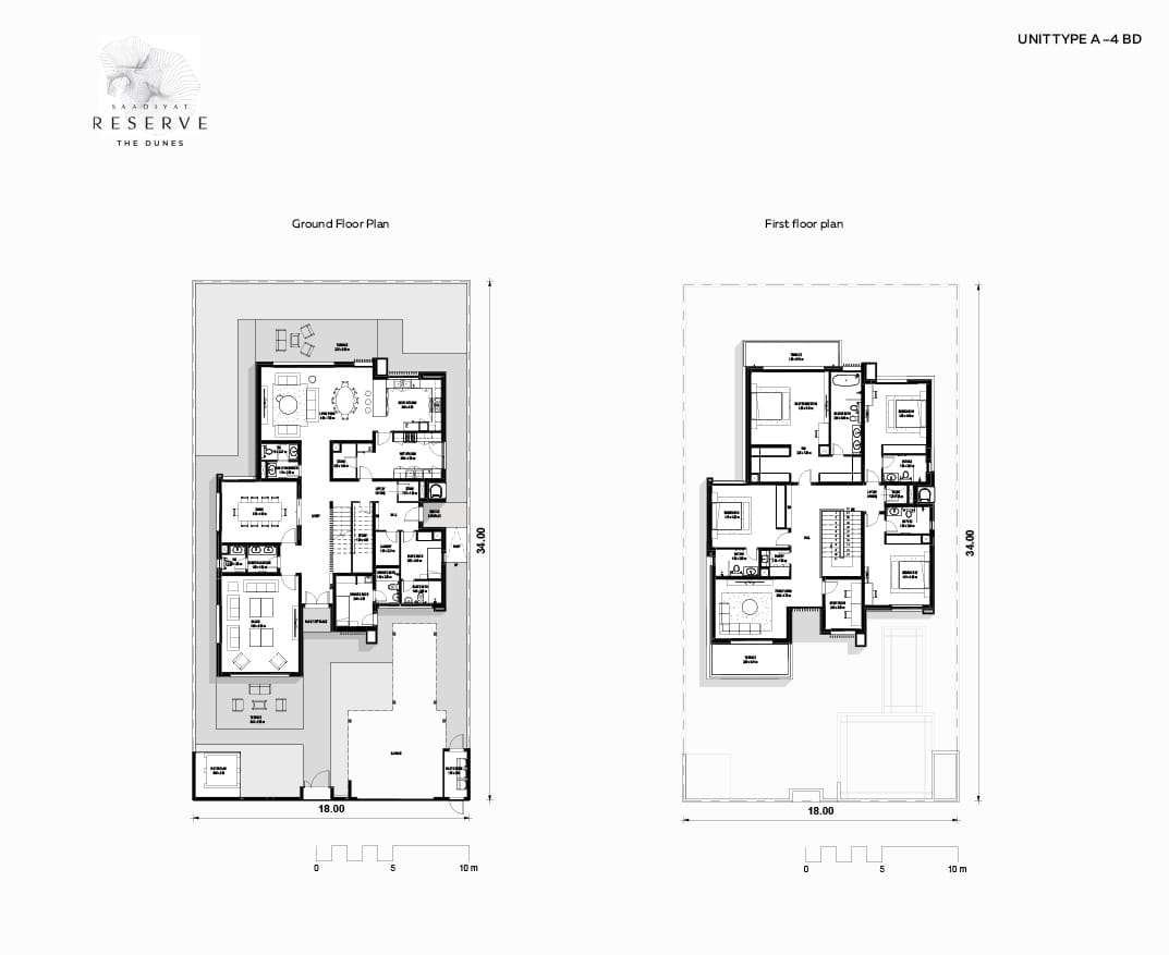 Floor plans - 1073 x 877-UNIT TYPE A 4 BD_