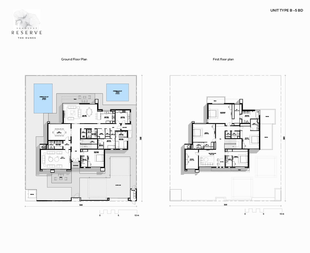 Floor plans - 1073 x 877-UNIT TYPE C 5 BD