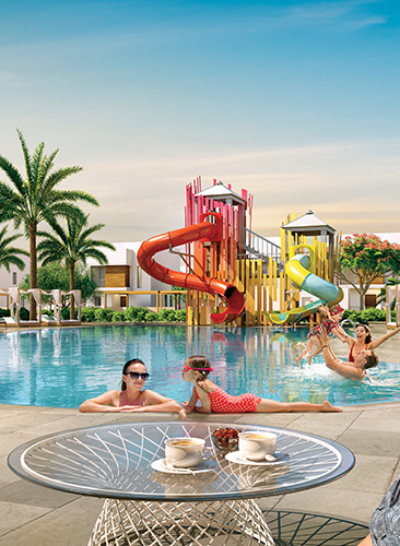 Pool at Noya Luma Yas Island Villas - Abu Dhabi