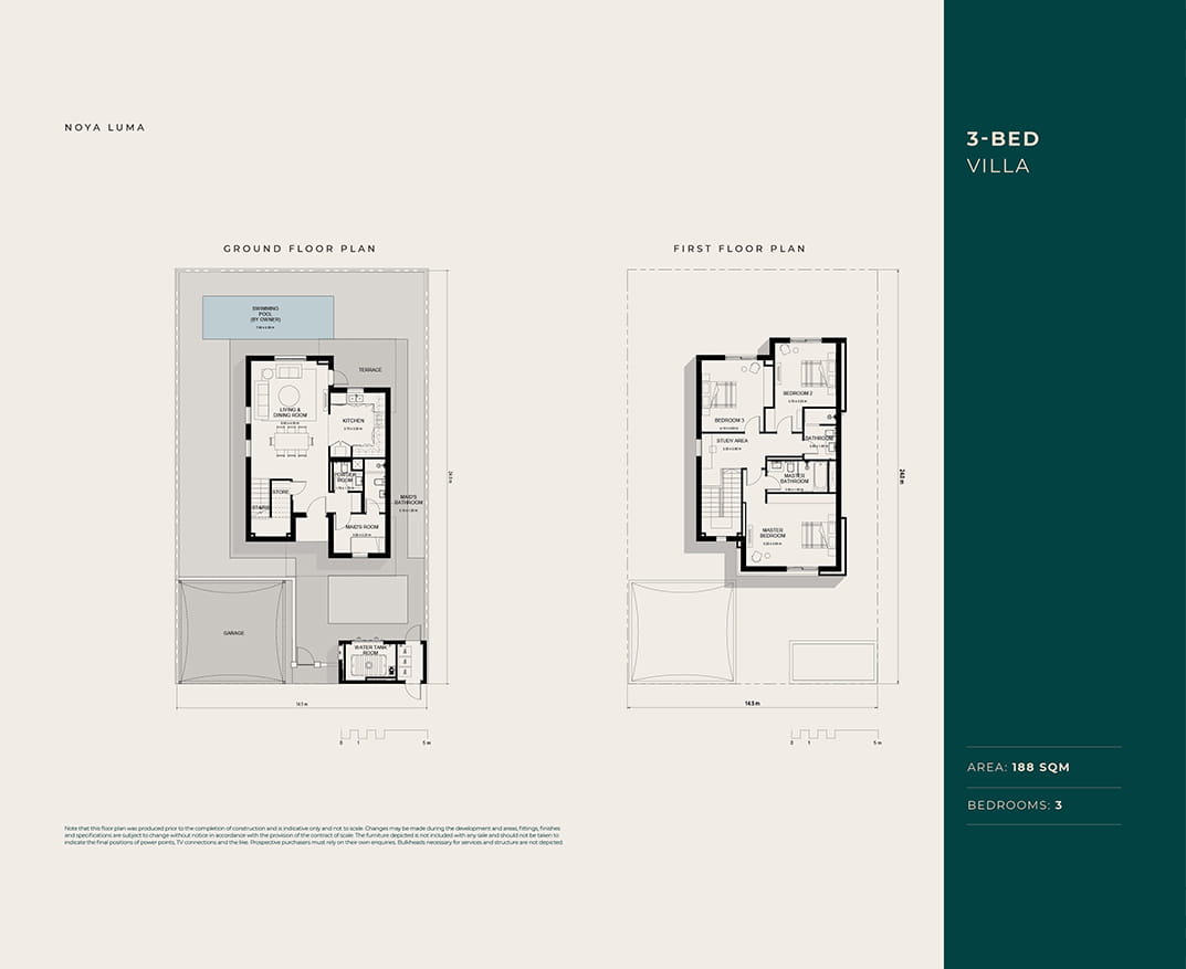 Floor Plan- 3 BED Villa